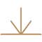 Ekena Millwork Saratoga Timber Gable Bracket, Western Red Cedar, 108"W x 72"H x 3 1/2"D x 3 1/2"F, 16/12 Pitch GBW108X72X0404SAR00SWR - alternate 1